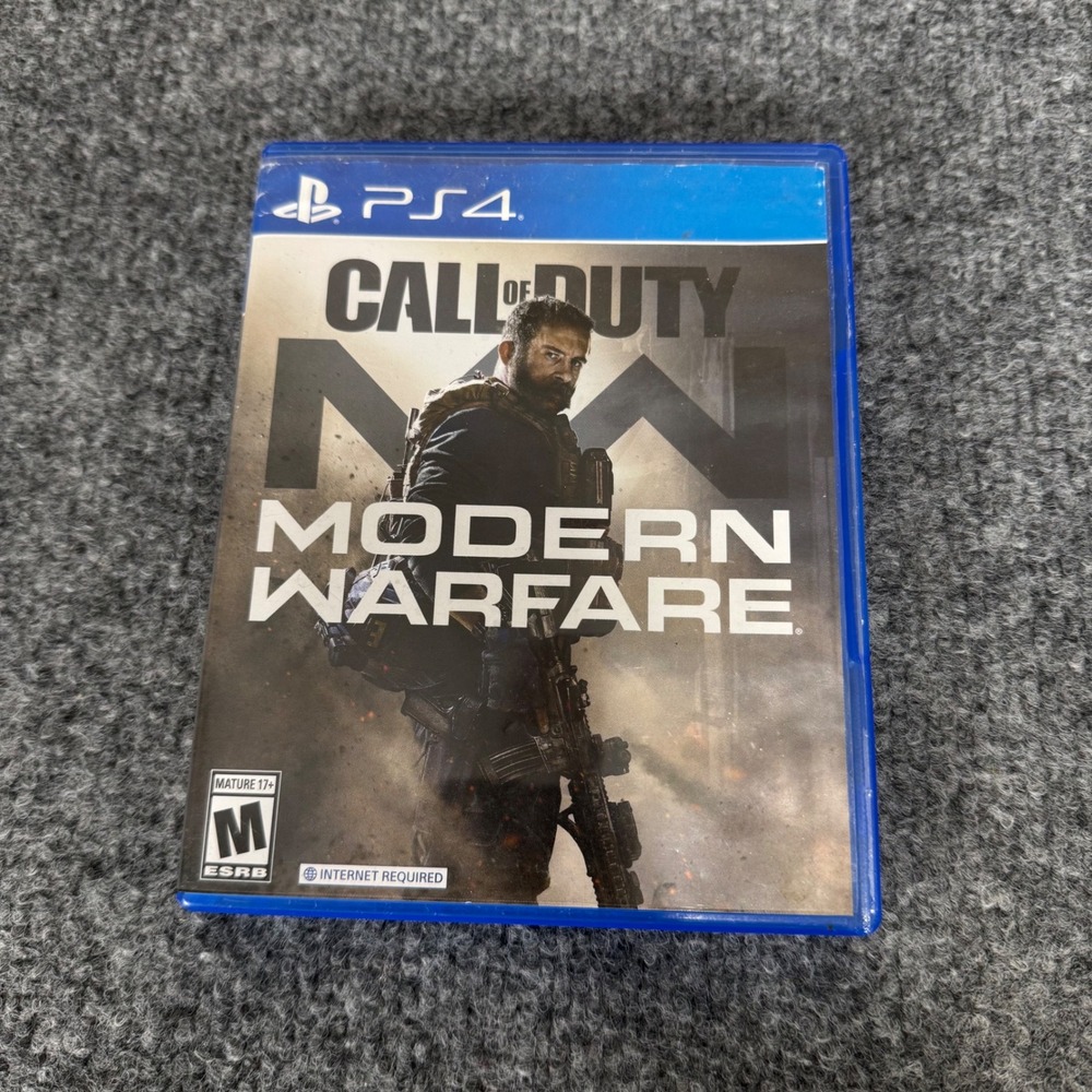 Call of‎ Duty Modern Warfare PS4 Game Disc Sony PlayStation 4 Shooter Action